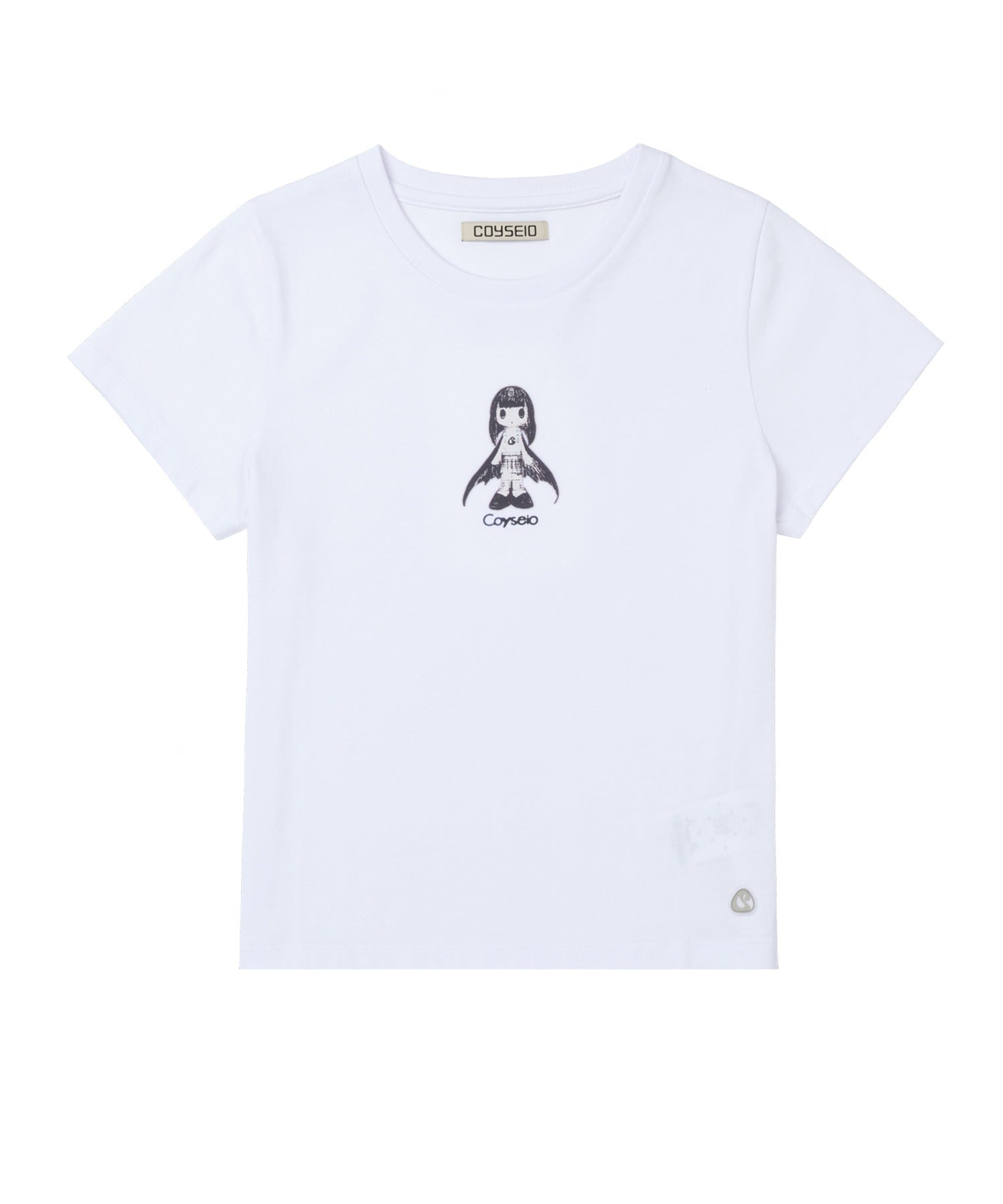 ✪【𝘱𝘳𝘦-𝘰𝘳𝘥𝘦𝘳】coyseio lenga character t-shirt (2 color)
