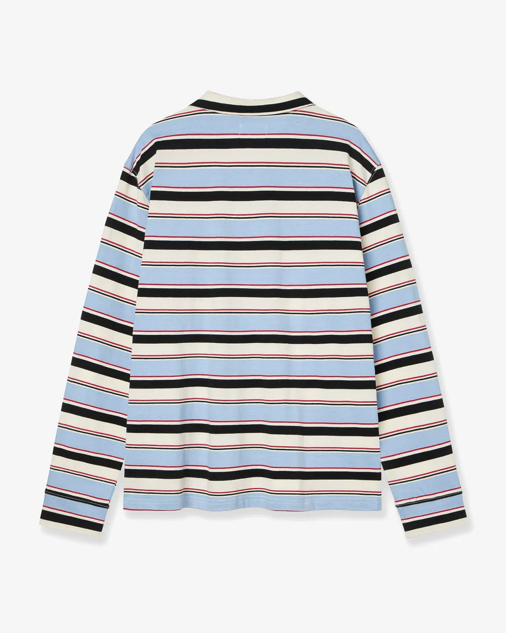 AEAE STRIPE PK T-SHIRTS (SKY BLUE)
