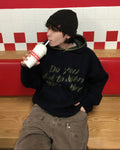 SKR knitted hoodie