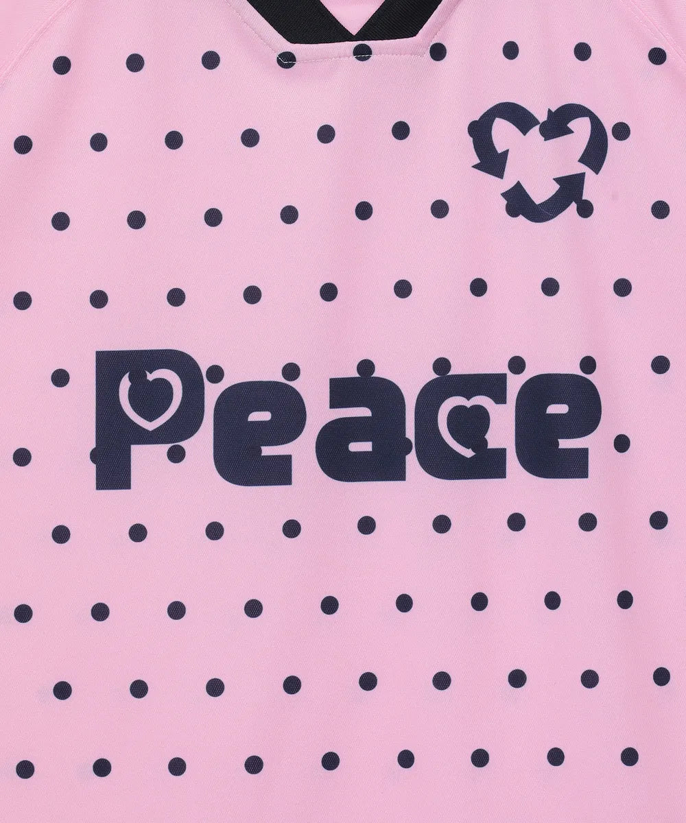 BAUF DOT JERSEY T-SHIRT (PINK)