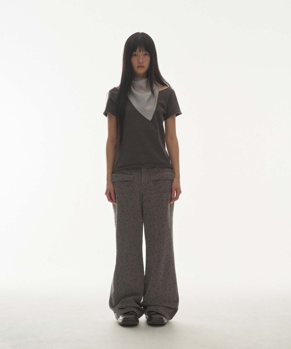 ✪【𝘱𝘳𝘦-𝘰𝘳𝘥𝘦𝘳】coyseio flower pattern pants (2 color)