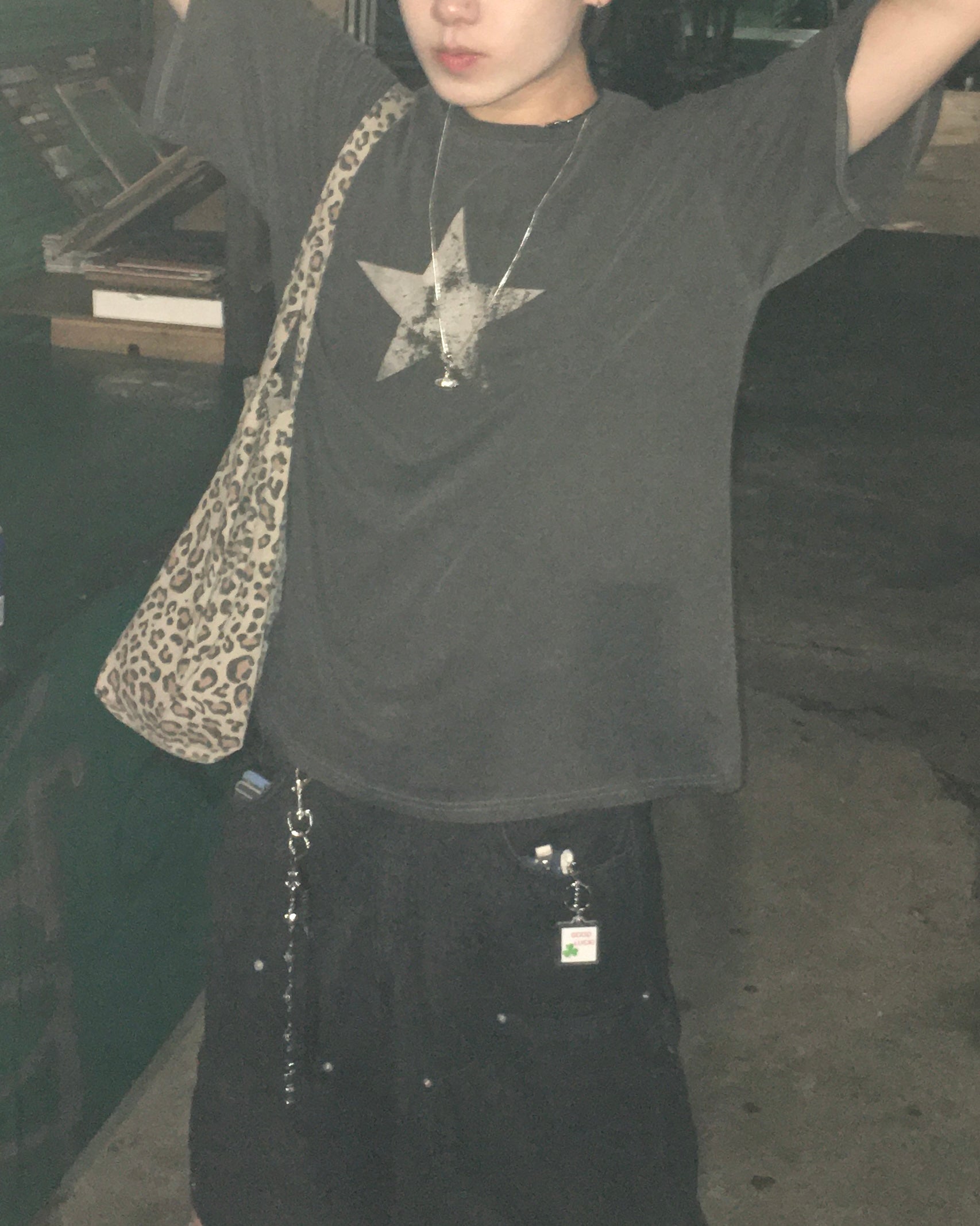 herry star washed tee
