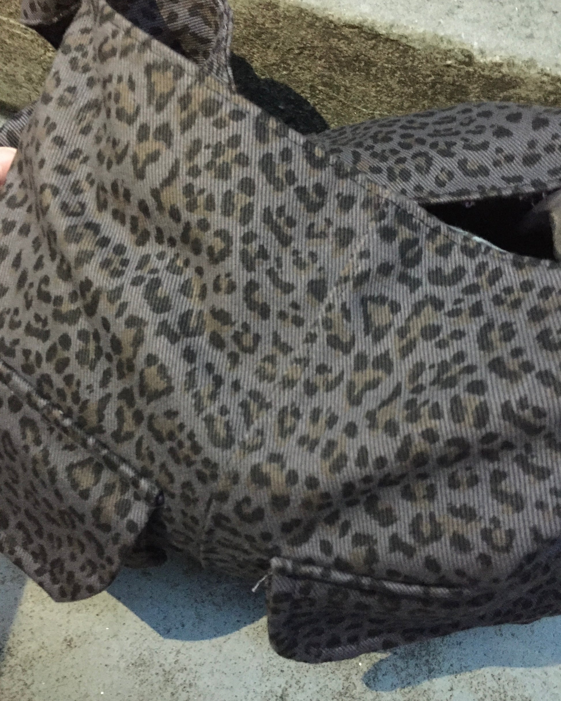leopard shoulder bag