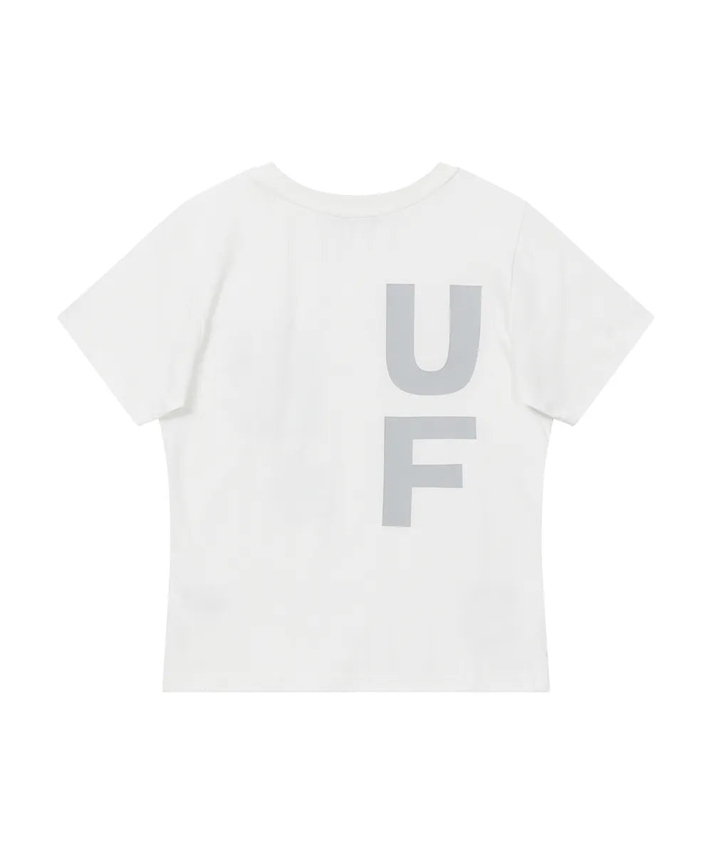 BAUF B LOGO SLIM FIT T-SHIRT (WHITE)
