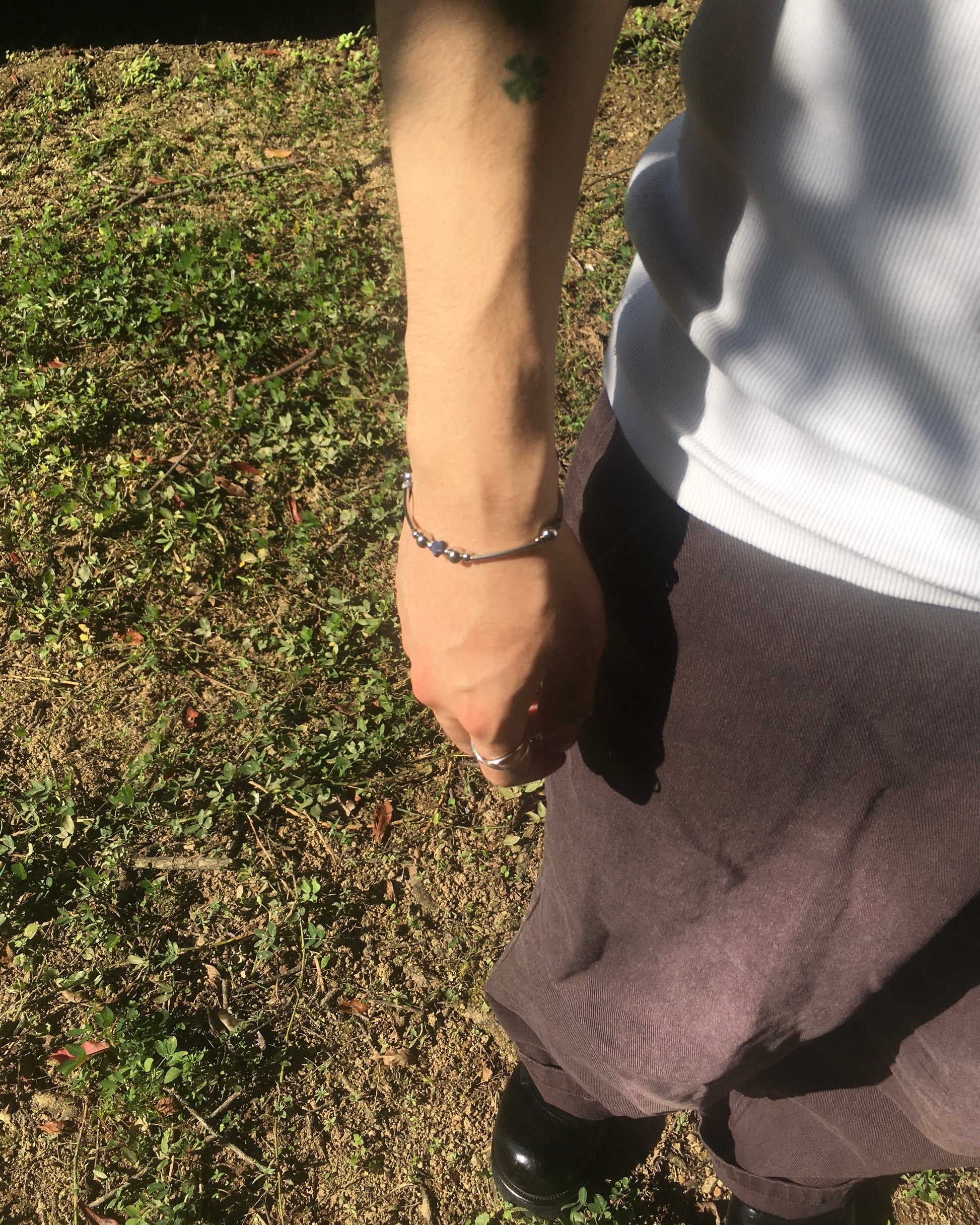 galaxy star bracelet (black)