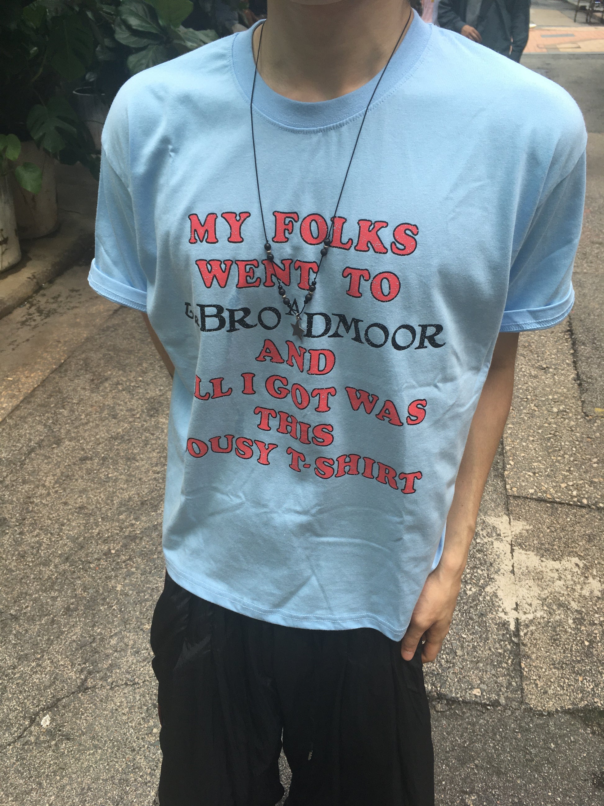 vintage lousy tee (sky blue)