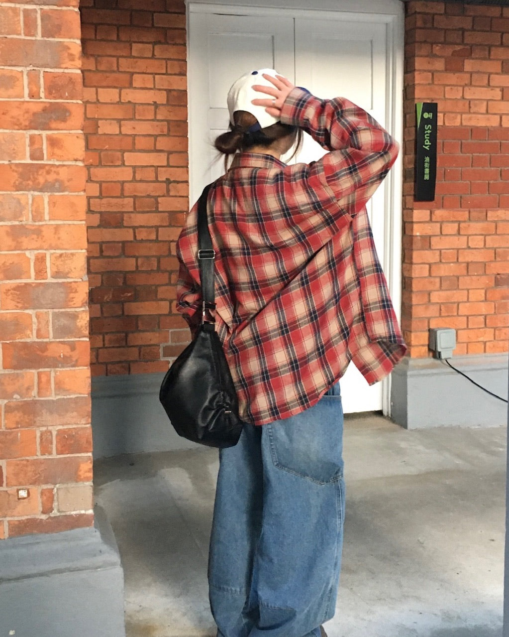 checked cotton shirt