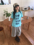 (★best) recipe letter tee (ocean)