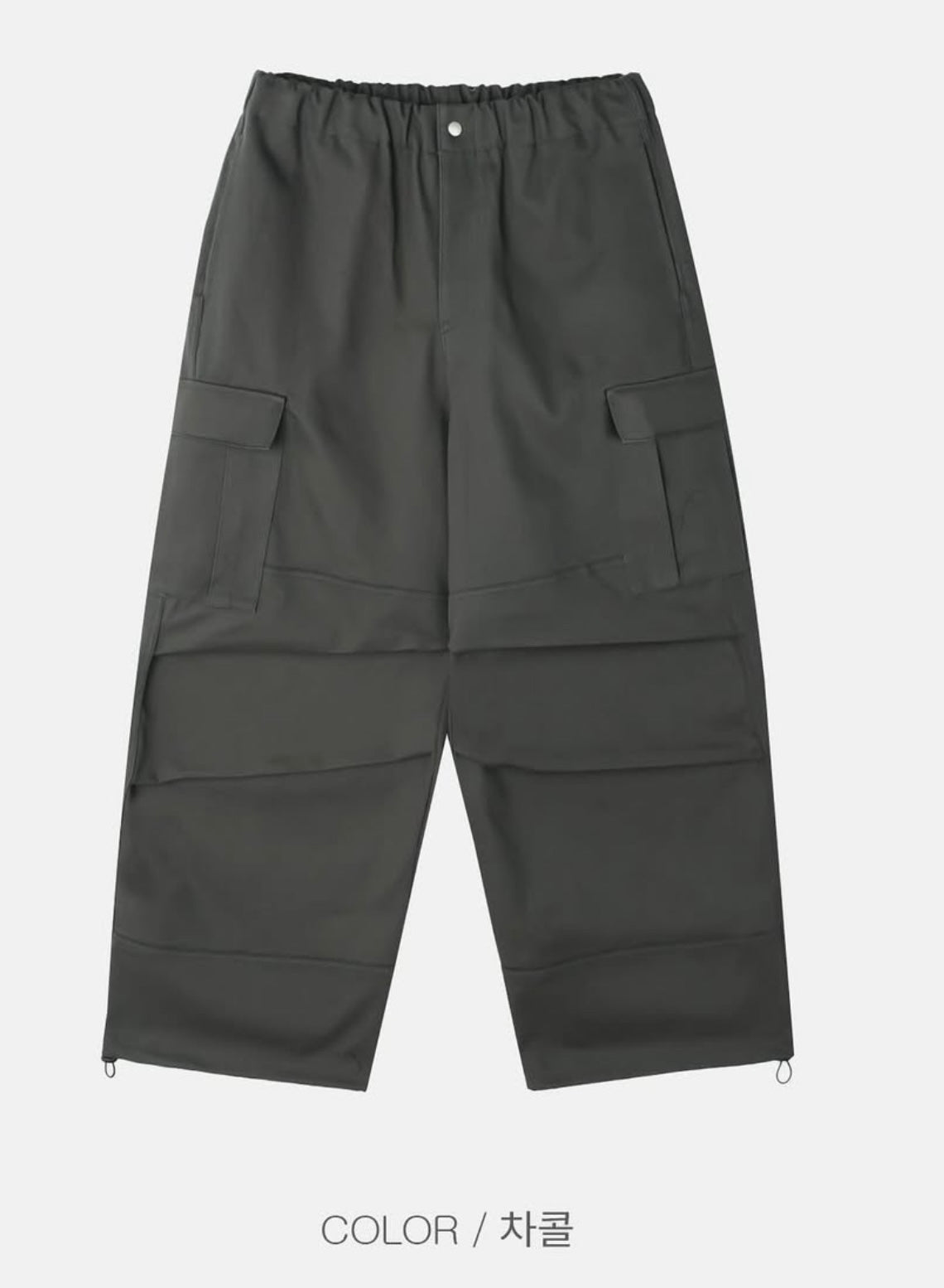 (in stock) double knee cargo pants