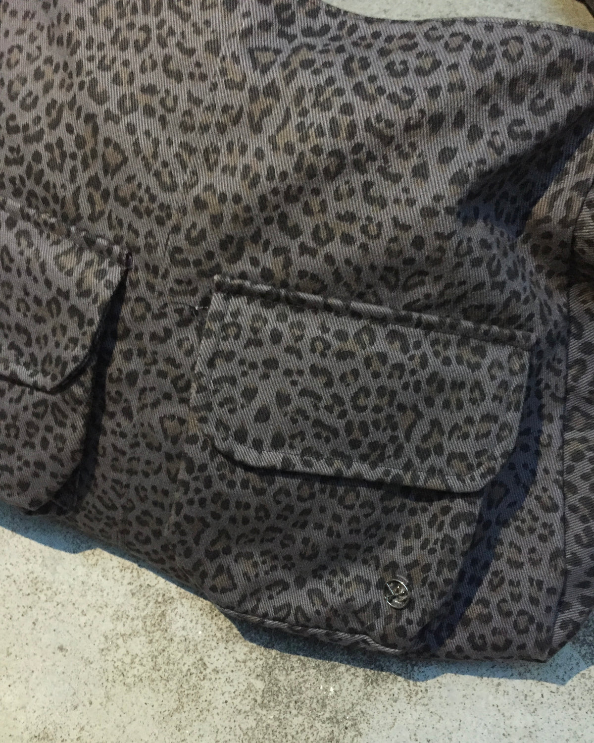 leopard shoulder bag