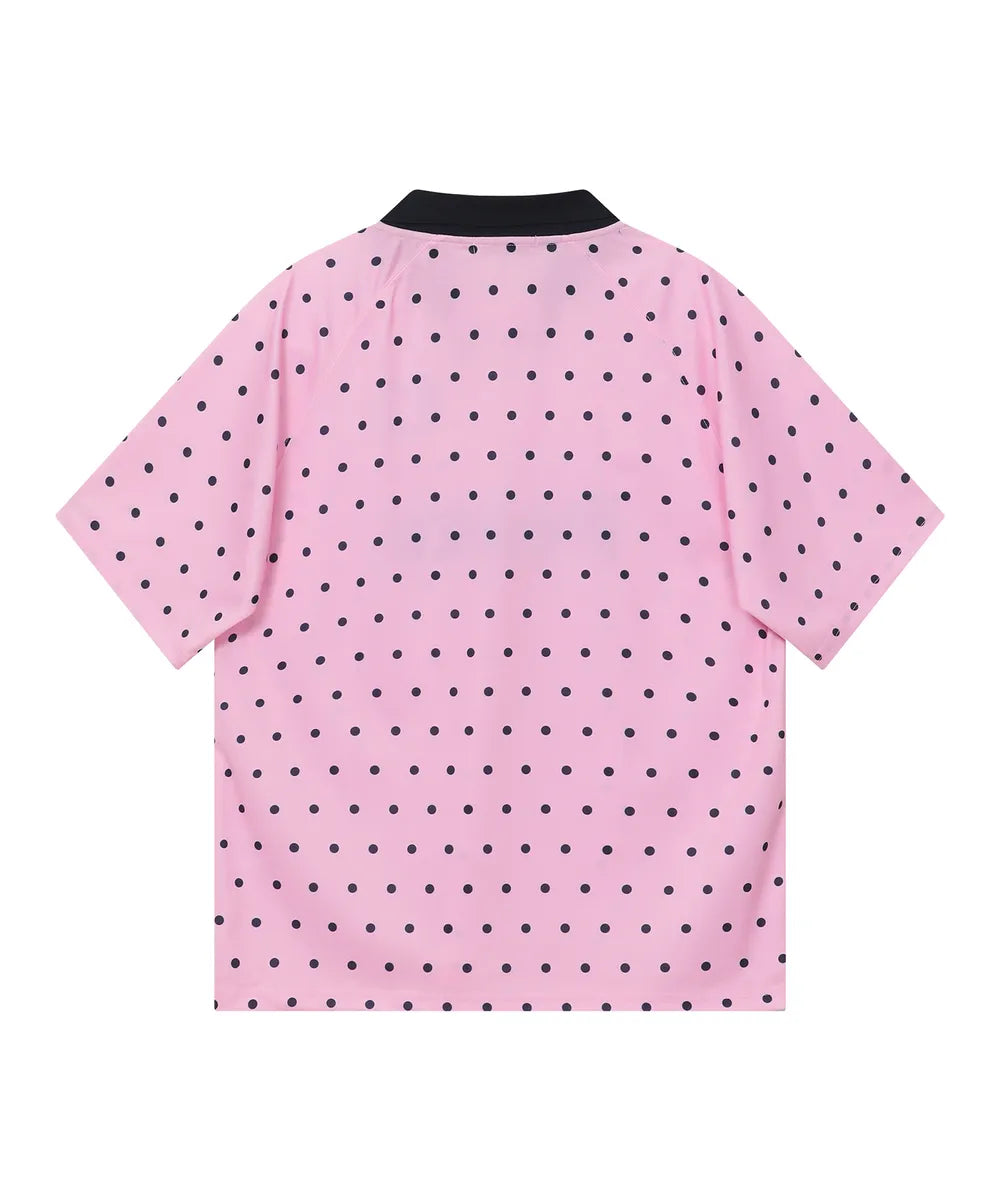 BAUF DOT JERSEY T-SHIRT (PINK)