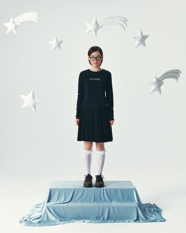 ✪【𝘱𝘳𝘦-𝘰𝘳𝘥𝘦𝘳】coyseio little stars longsleeves (black)