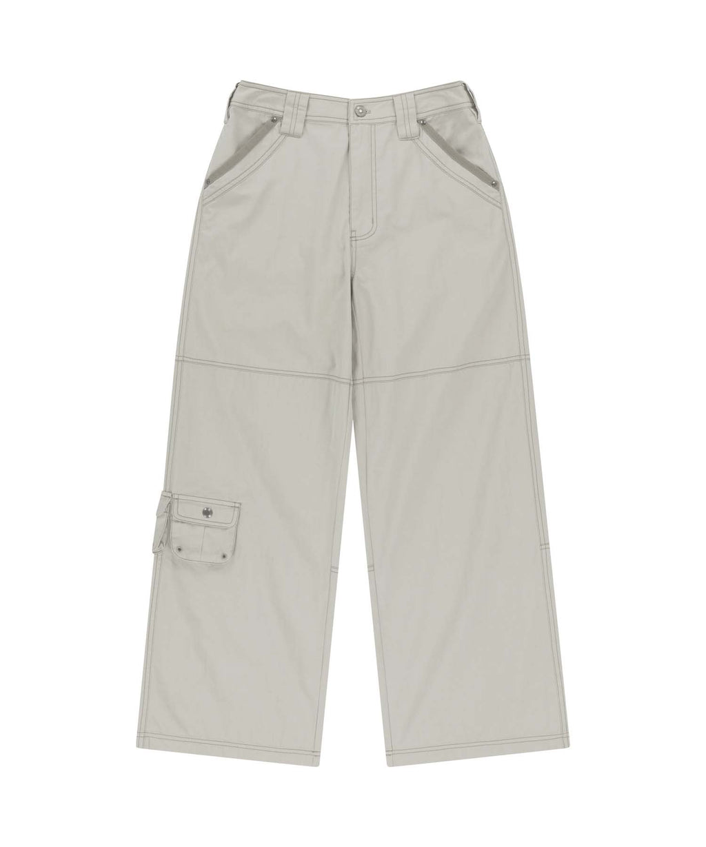 ✪【𝘱𝘳𝘦-𝘰𝘳𝘥𝘦𝘳】coyseio snap work pants (2 color)
