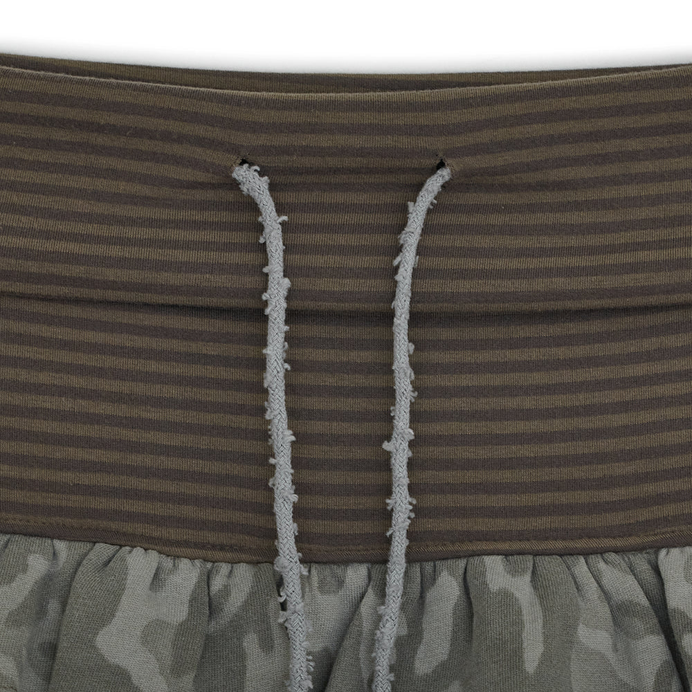 HUGYOURSKIN CANCAN LAYERED SKIRT (BROWN)
