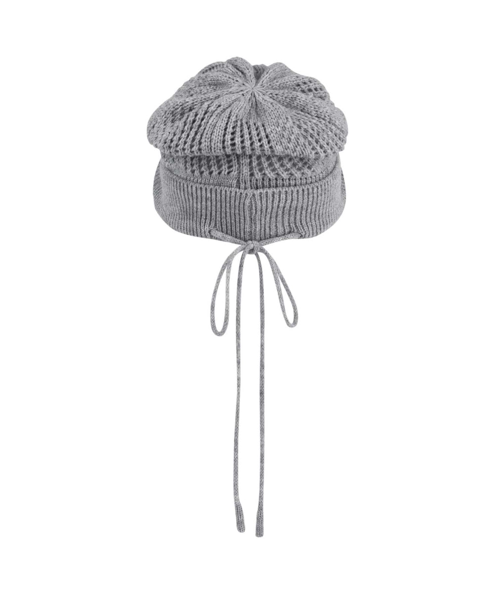 ✪【𝘱𝘳𝘦-𝘰𝘳𝘥𝘦𝘳】coyseio coy visor crochet beanie (2 color)