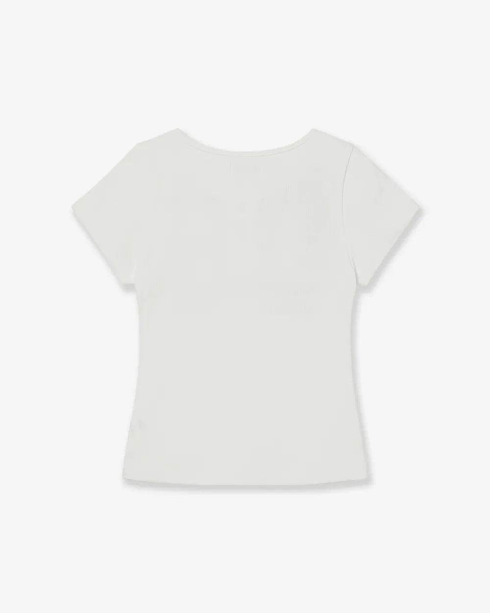 AEAE USA BANNER HENLY NECK TEE (WHITE)