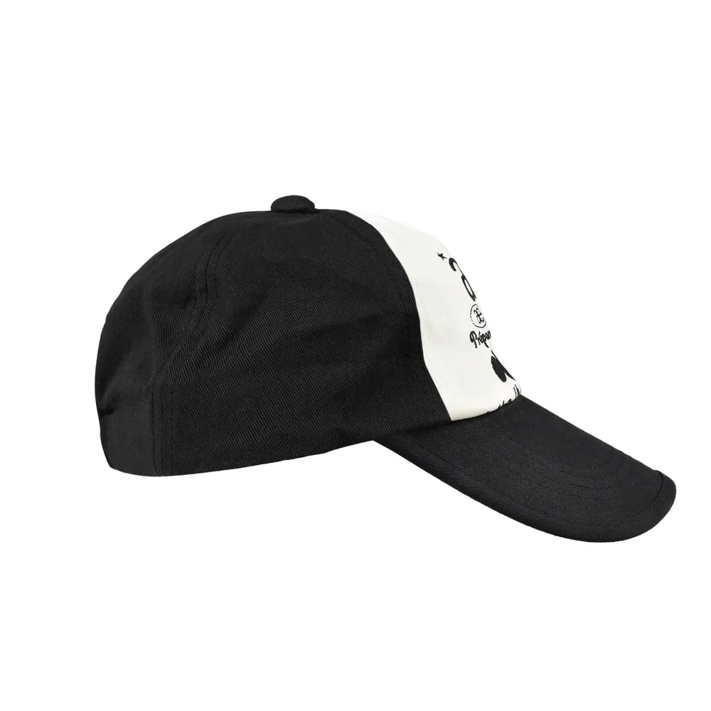 AEAE WEB LOGO TWO TONE BALL CAP (BLACK/WHITE)