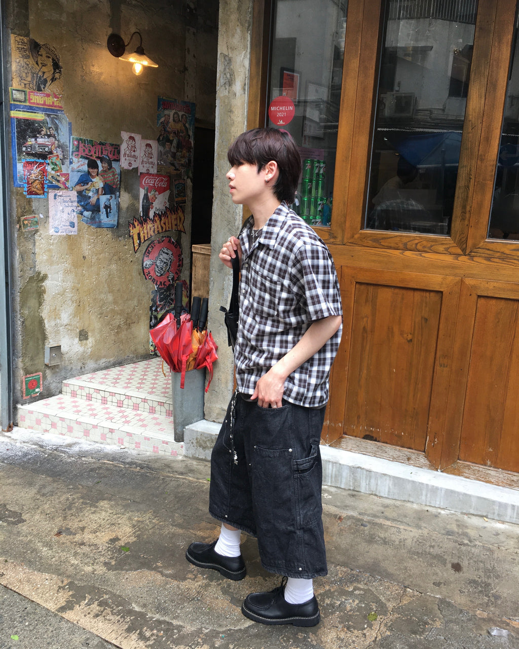 double knee bermuda pants (men wear)