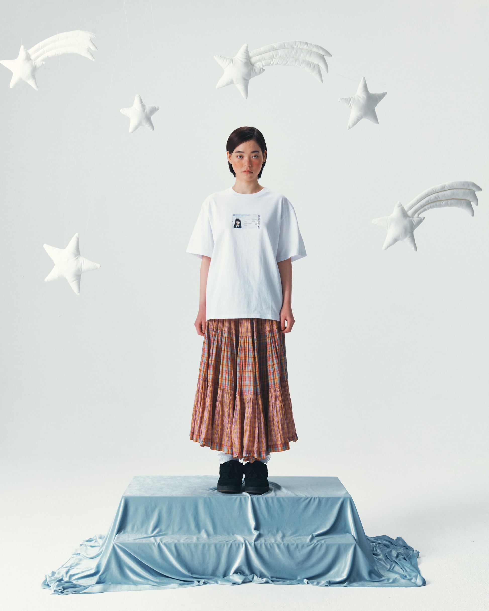 ✪【𝘱𝘳𝘦-𝘰𝘳𝘥𝘦𝘳】coyseio ID card regular t-shirt (2 color)