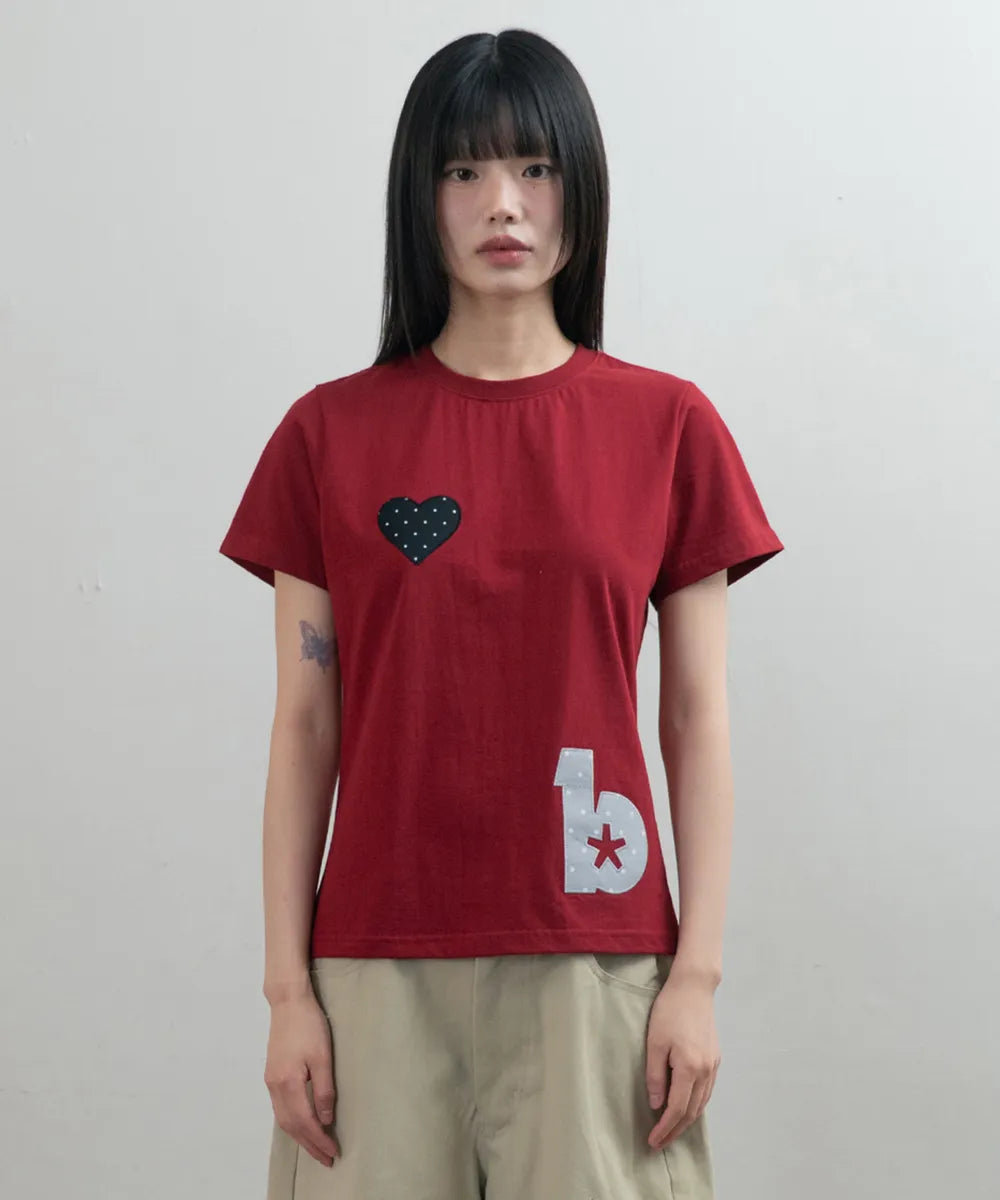 BAUF ANGEL WING SLIM FIT T-SHIRT (RED)