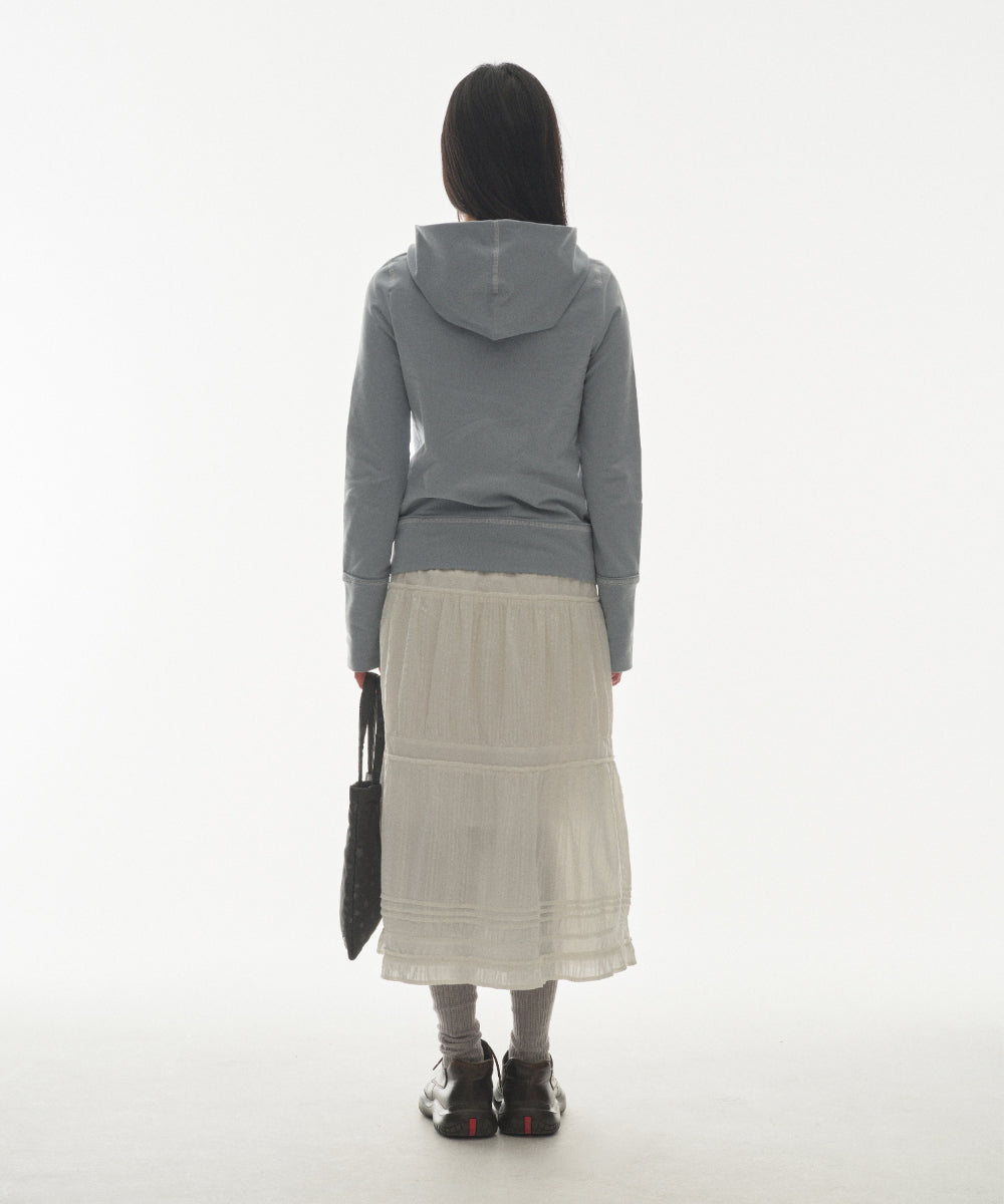 ✪【𝘱𝘳𝘦-𝘰𝘳𝘥𝘦𝘳】coyseio stitch hood zip-up (3 color)