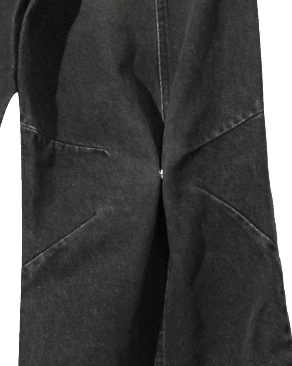 (in stock) bootcut flared jeans（black）