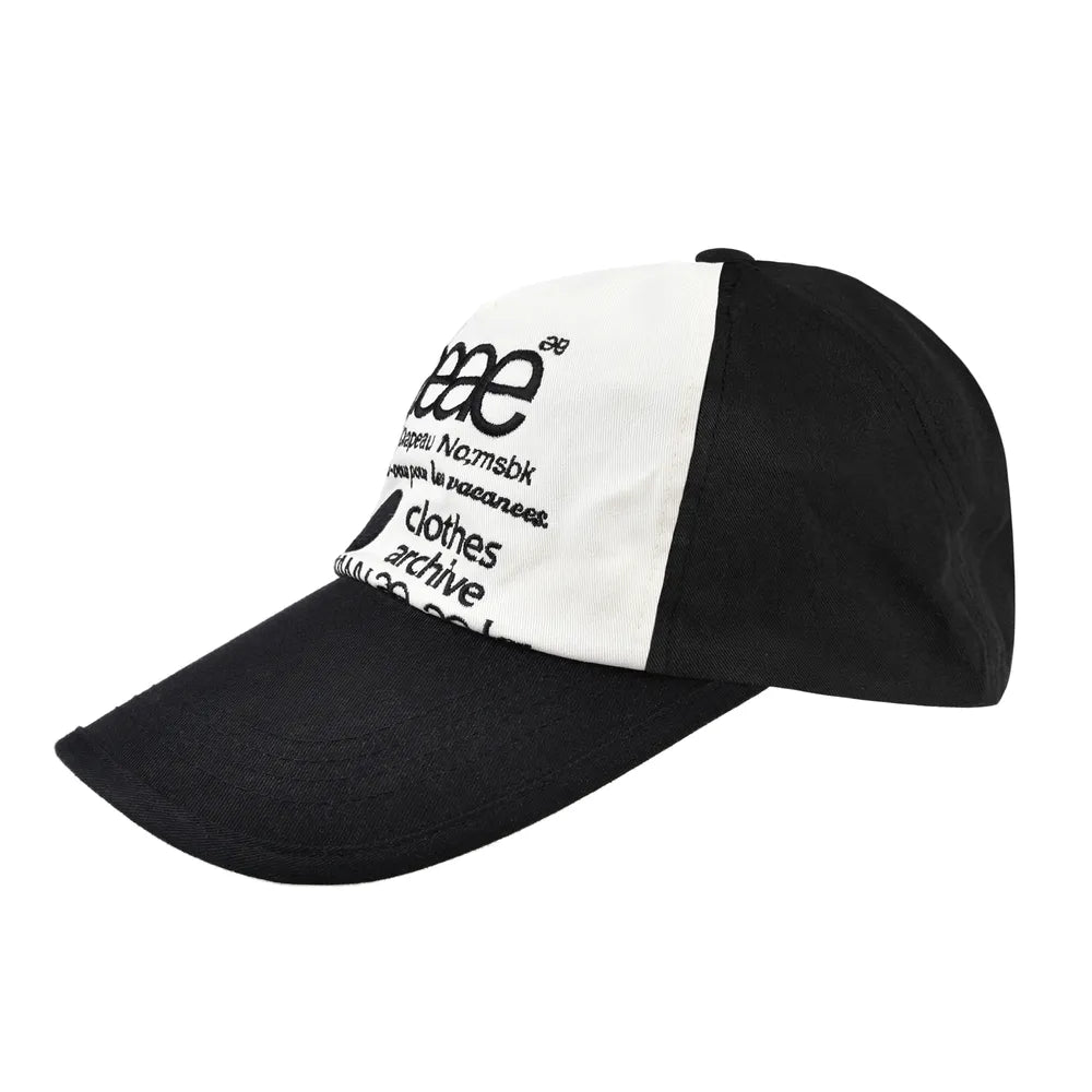 AEAE WEB LOGO TWO TONE BALL CAP (BLACK/WHITE)