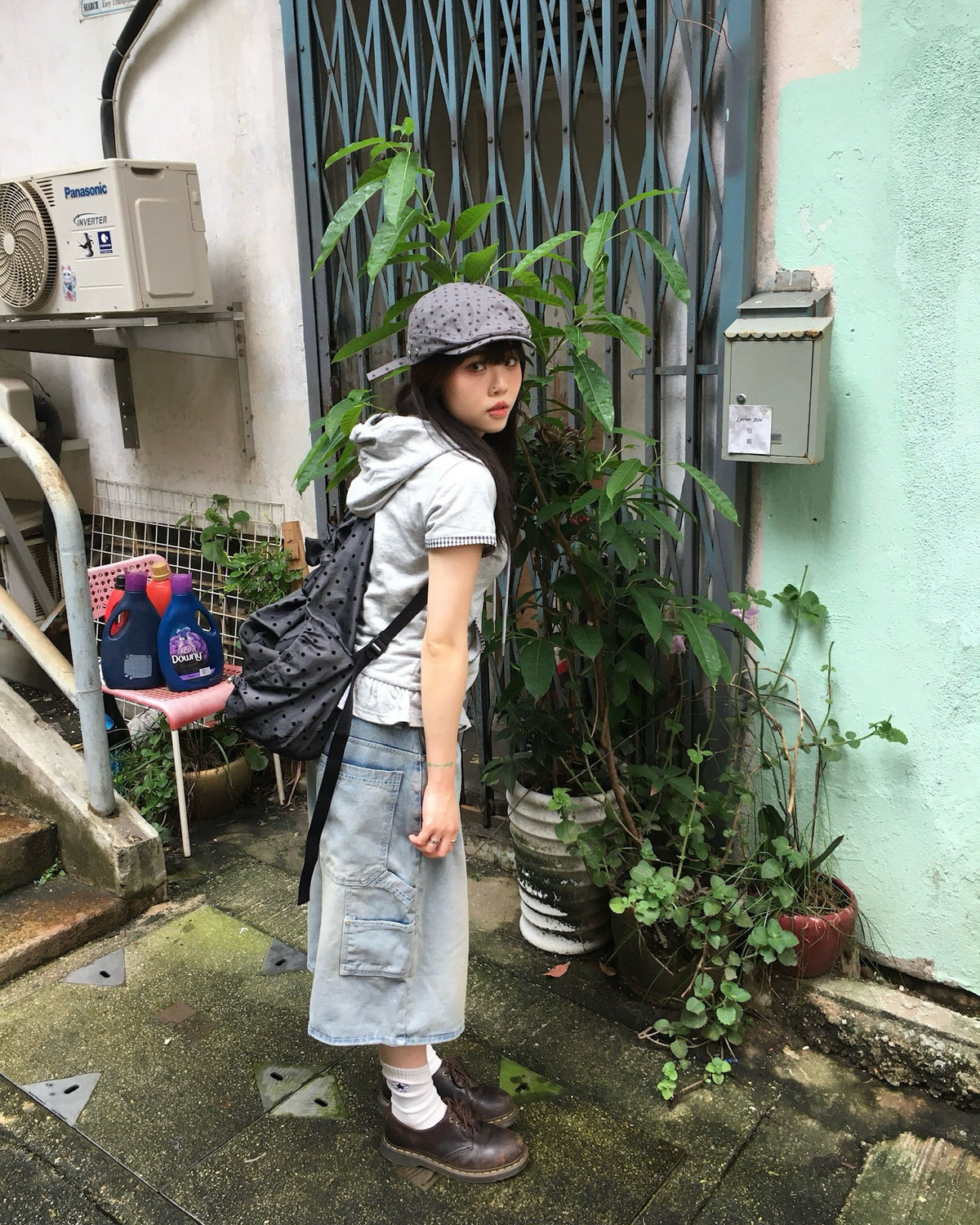 dot backpack (black)