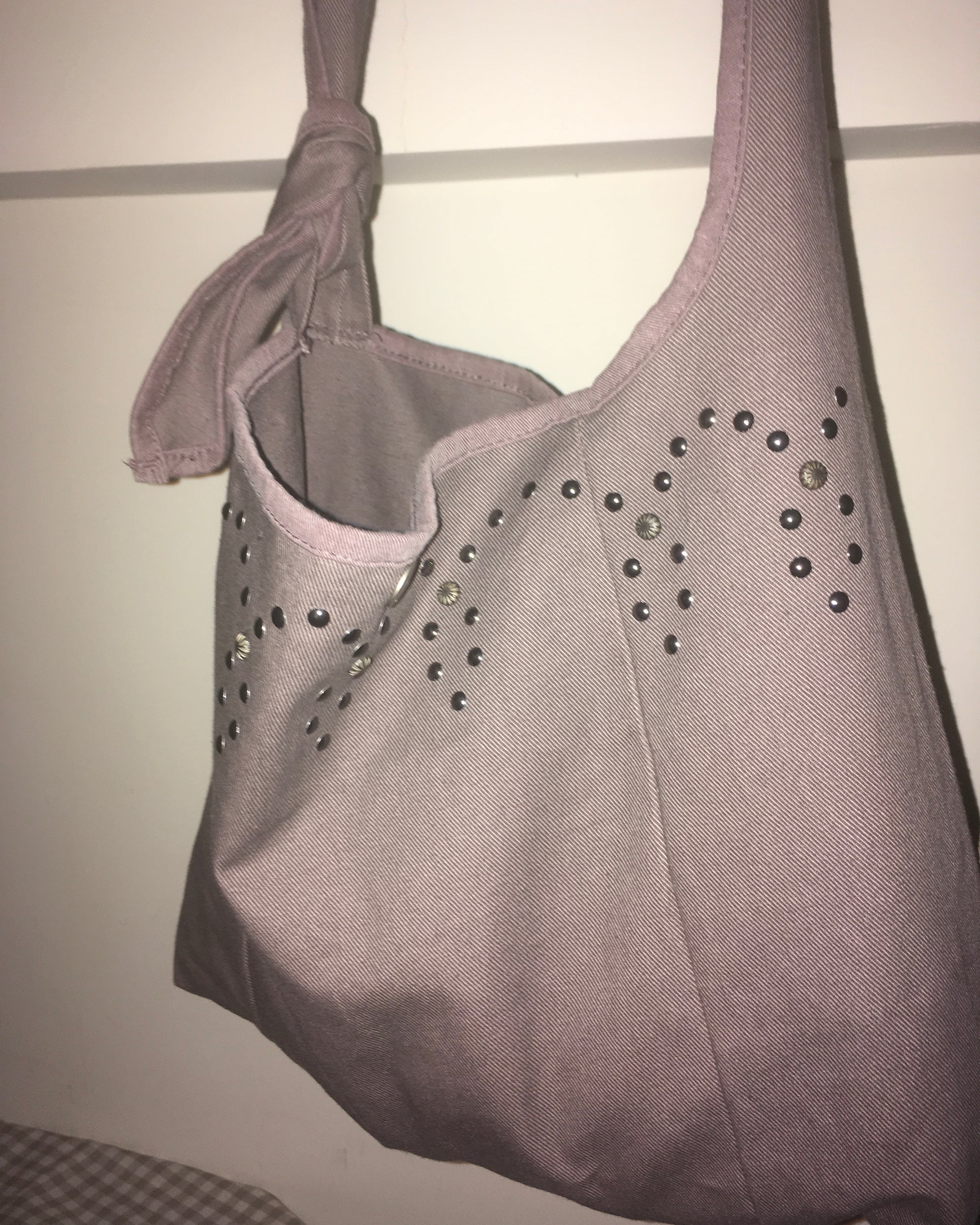 studded shoulder bag