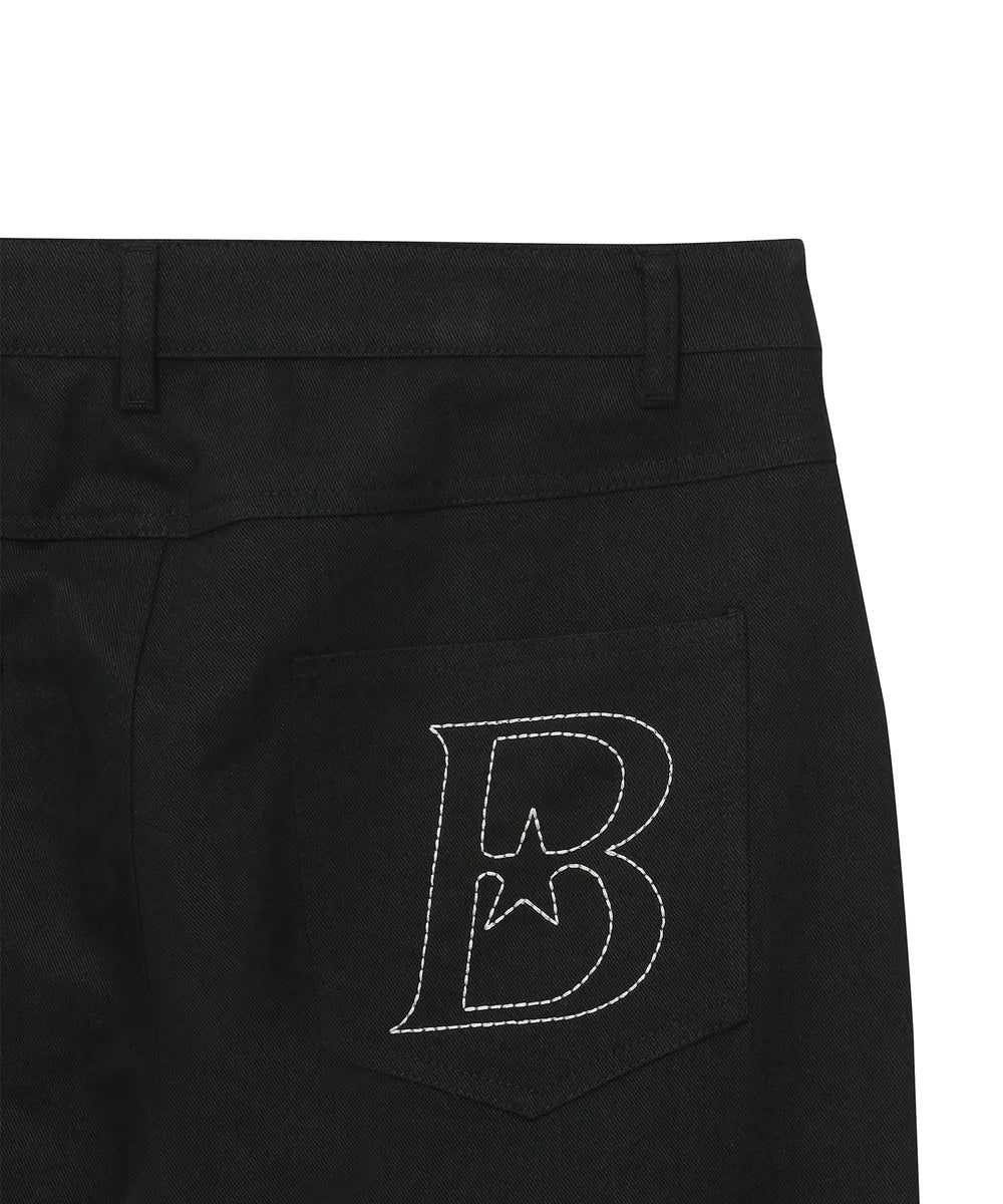 BAUF STAR SYMBOL PANTS (BLACK)
