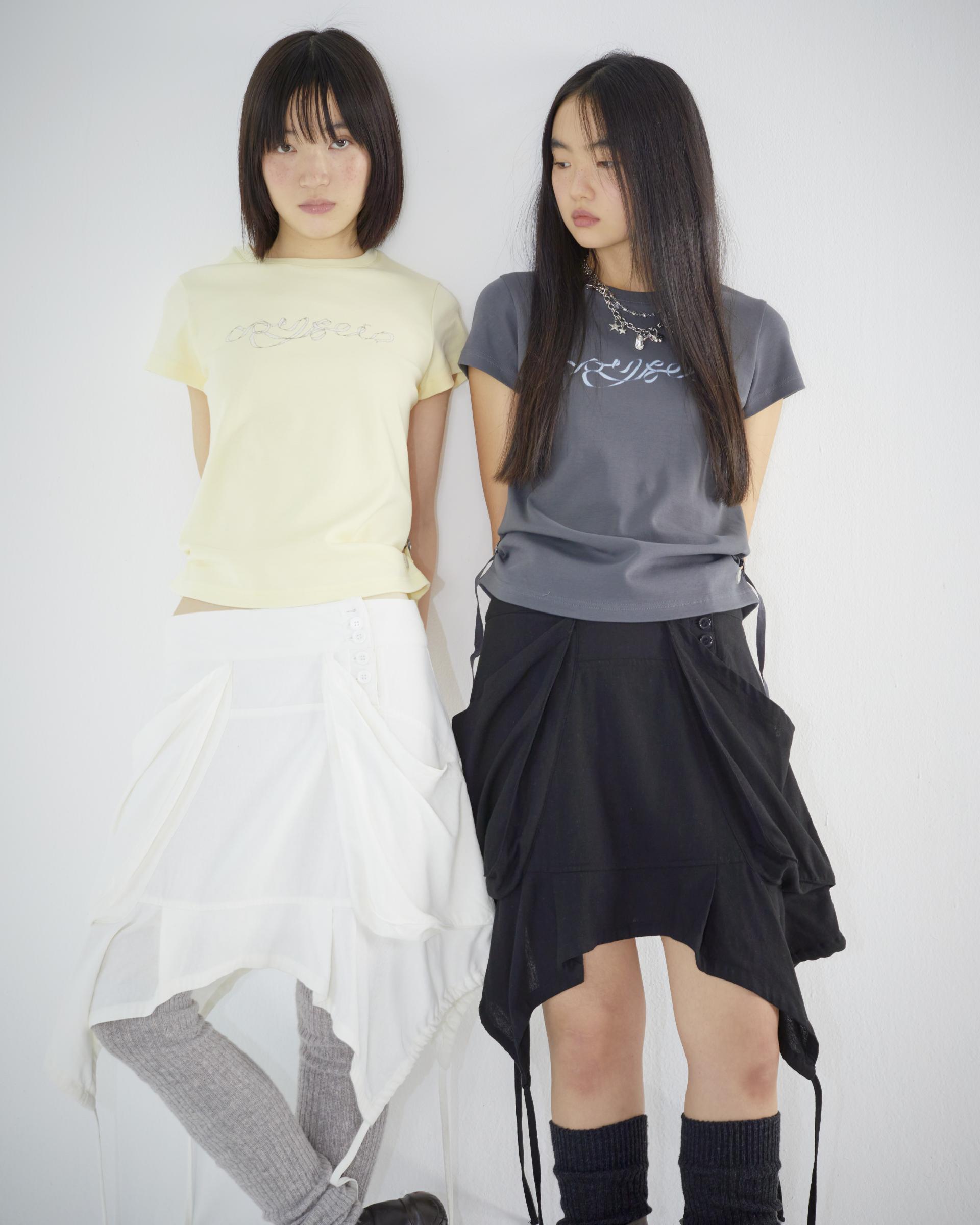 ✪【𝘱𝘳𝘦-𝘰𝘳𝘥𝘦𝘳】coyseio fairy string skirt (white)