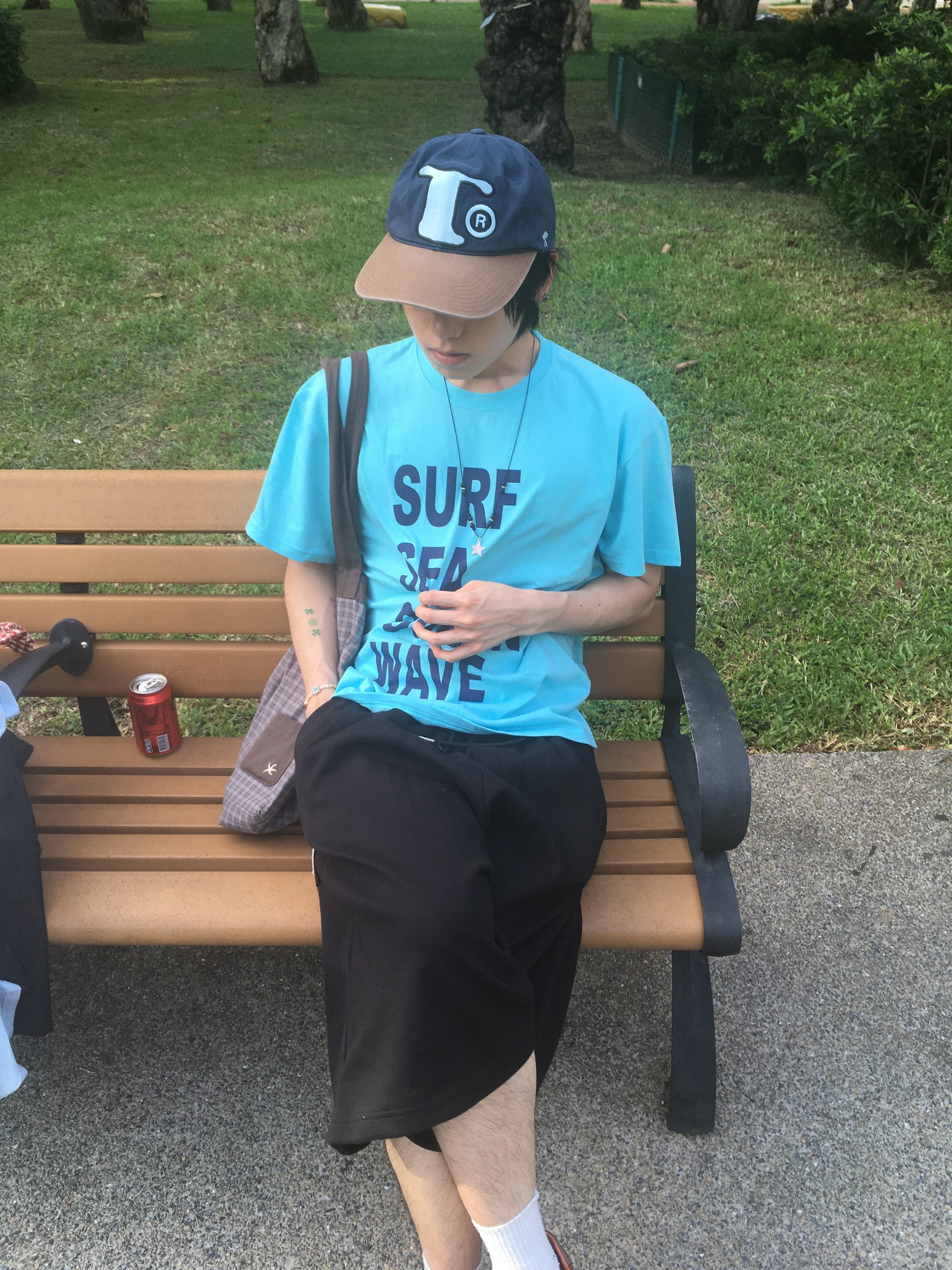 recipe letter tee (ocean)