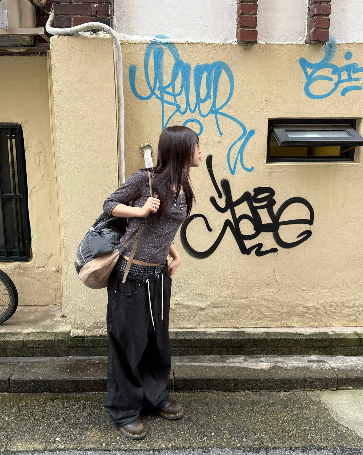 (★best) trunk layered pants (black)