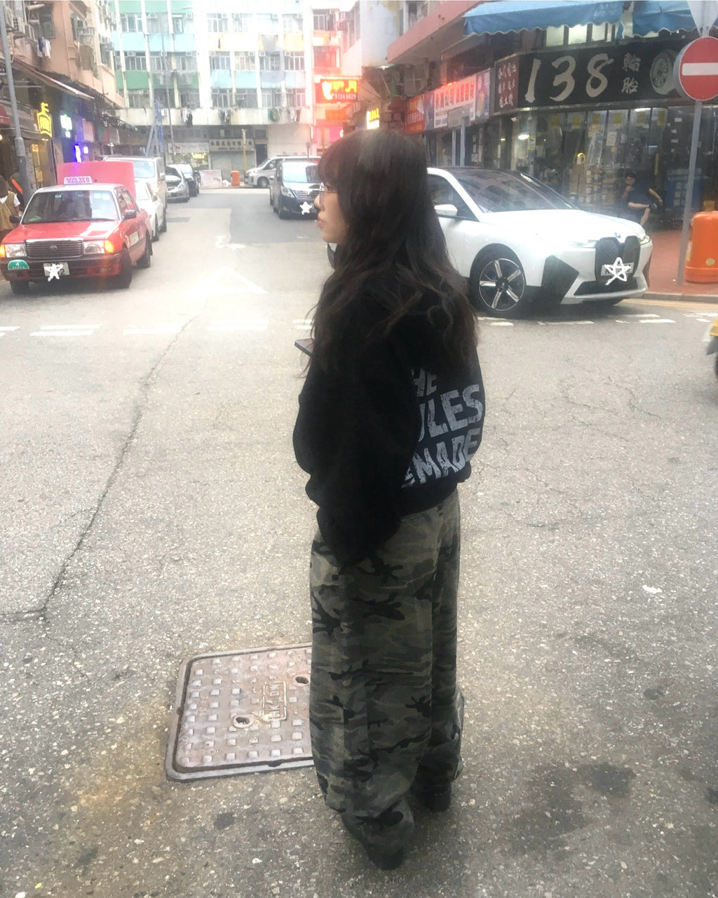camo baggy pants (women wear)