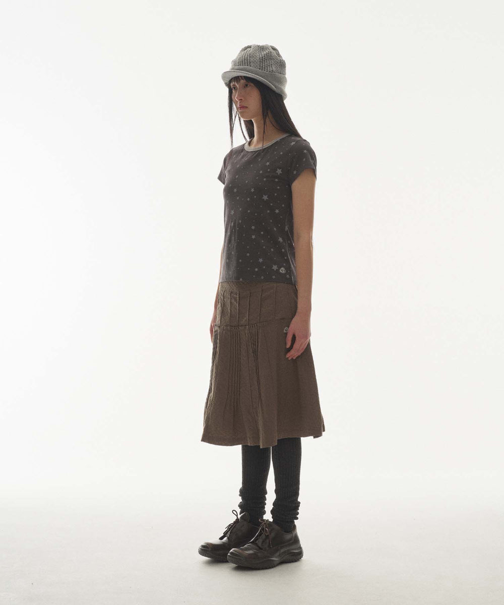 ✪【𝘱𝘳𝘦-𝘰𝘳𝘥𝘦𝘳】coyseio milky star t-shirt (2 color)