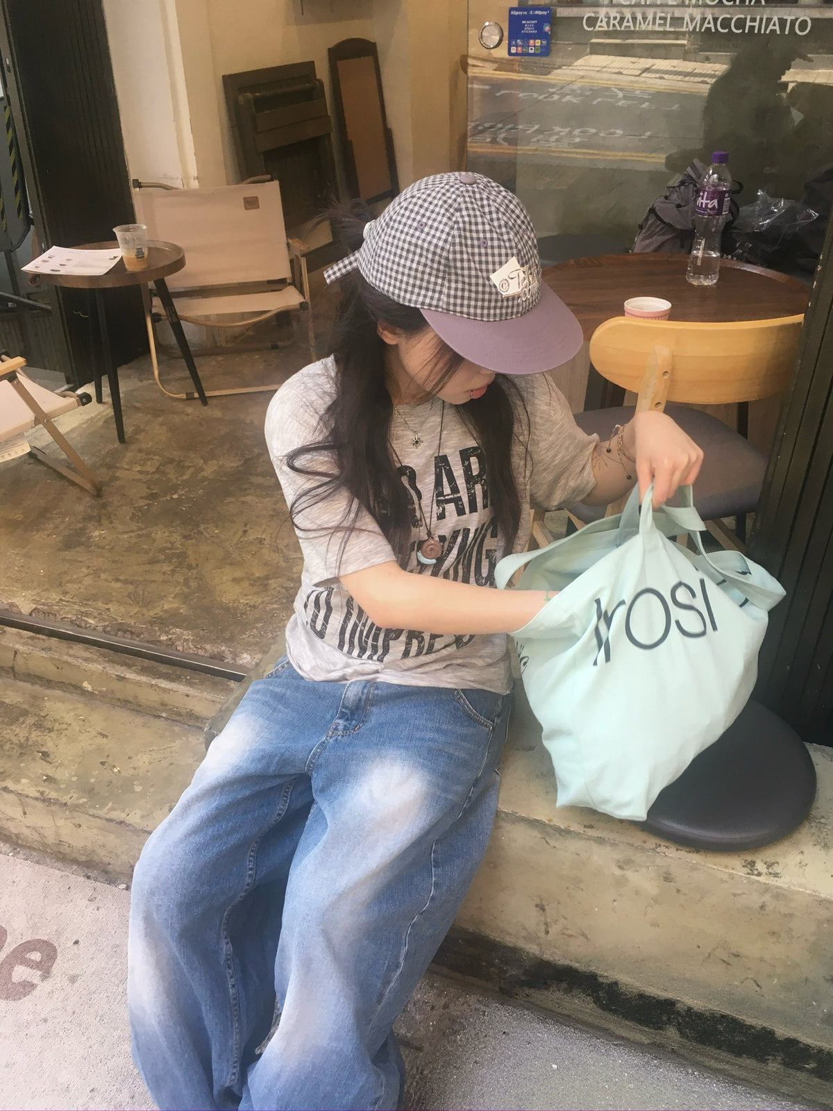 impress slub tee (grey)