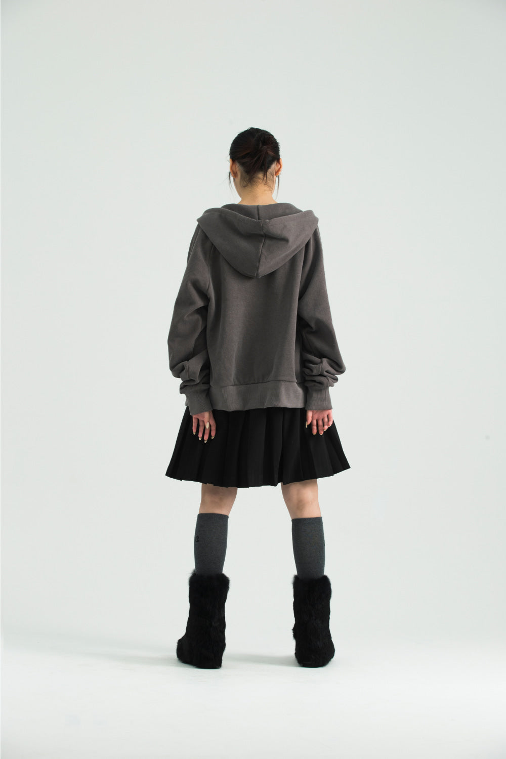 ✪【𝘱𝘳𝘦-𝘰𝘳𝘥𝘦𝘳】coyseio string pocket hood zip-up (3 color)