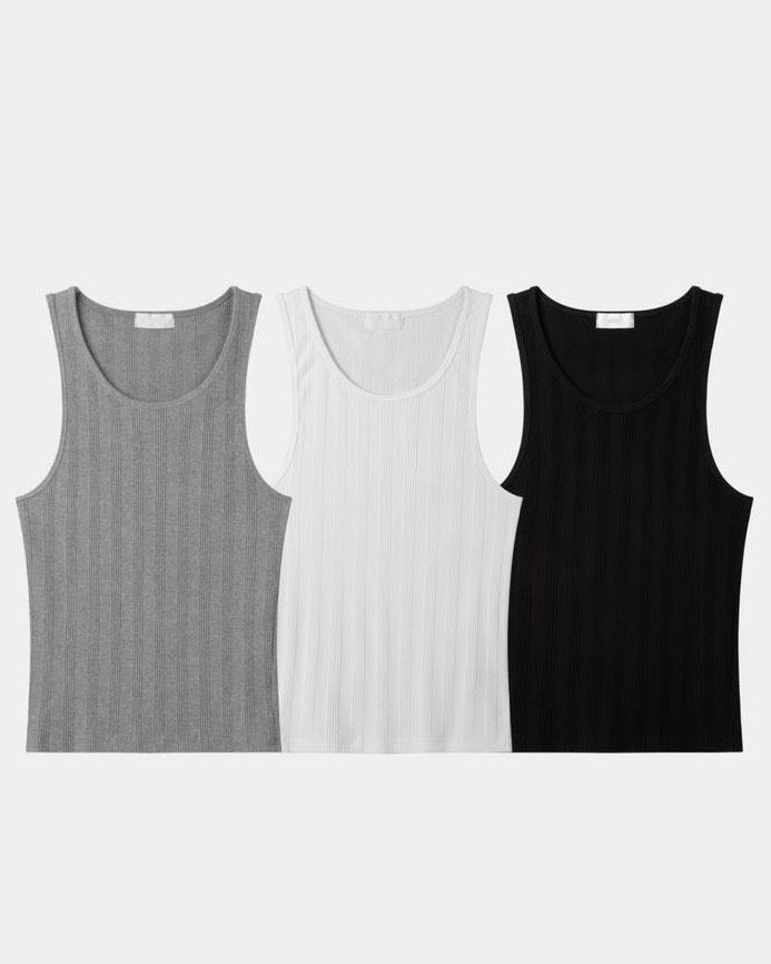 simple stripe vest
