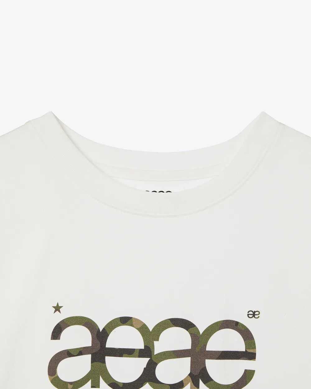 AEAE WEB LOGO T-SHIRTS (WHITE/CAMO)
