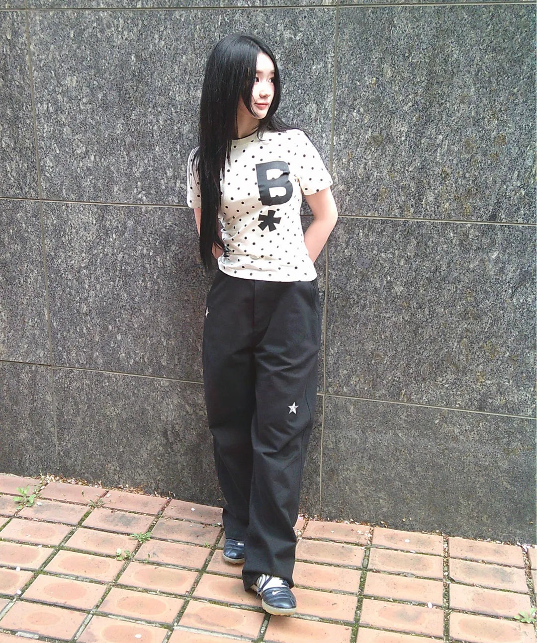 BAUF STAR SYMBOL PANTS (BLACK)