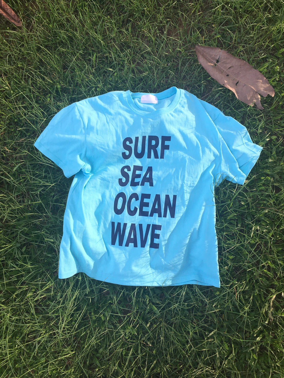 (★best) recipe letter tee (ocean)