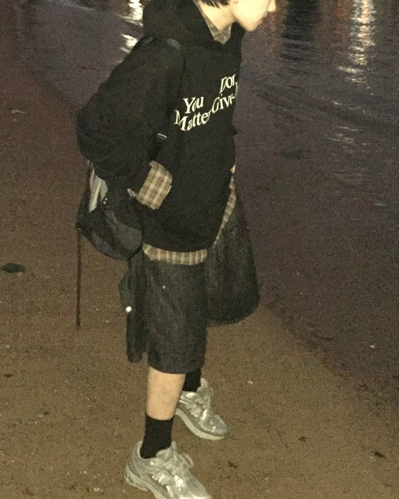 you don’t matter give up hoodie (black)