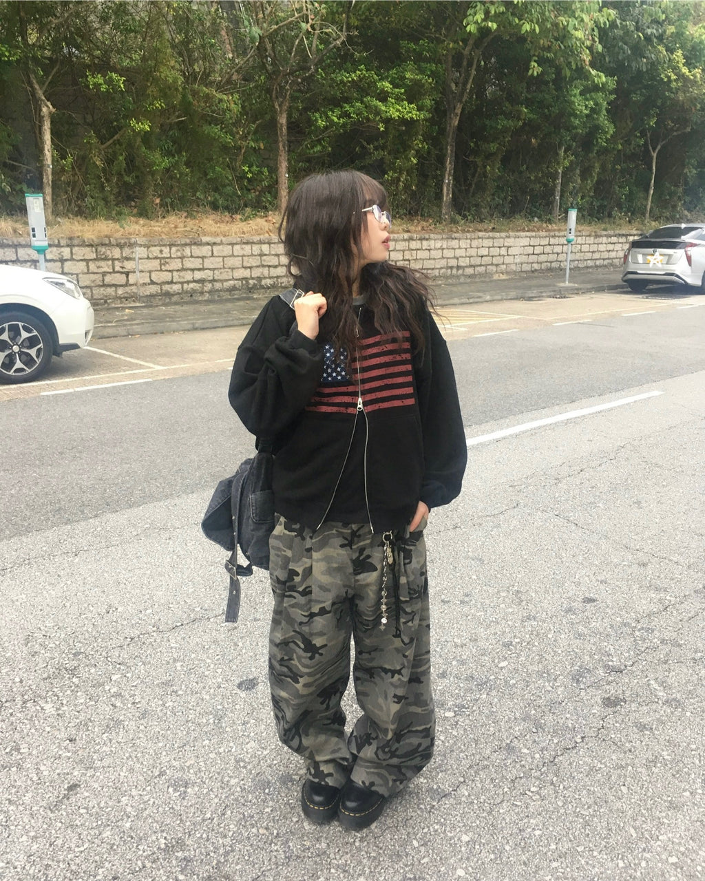 camo baggy pants (women wear)