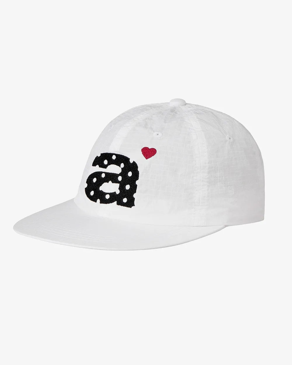 AEAE DOT SMALL LETTER NYLON CAP (WHITE)