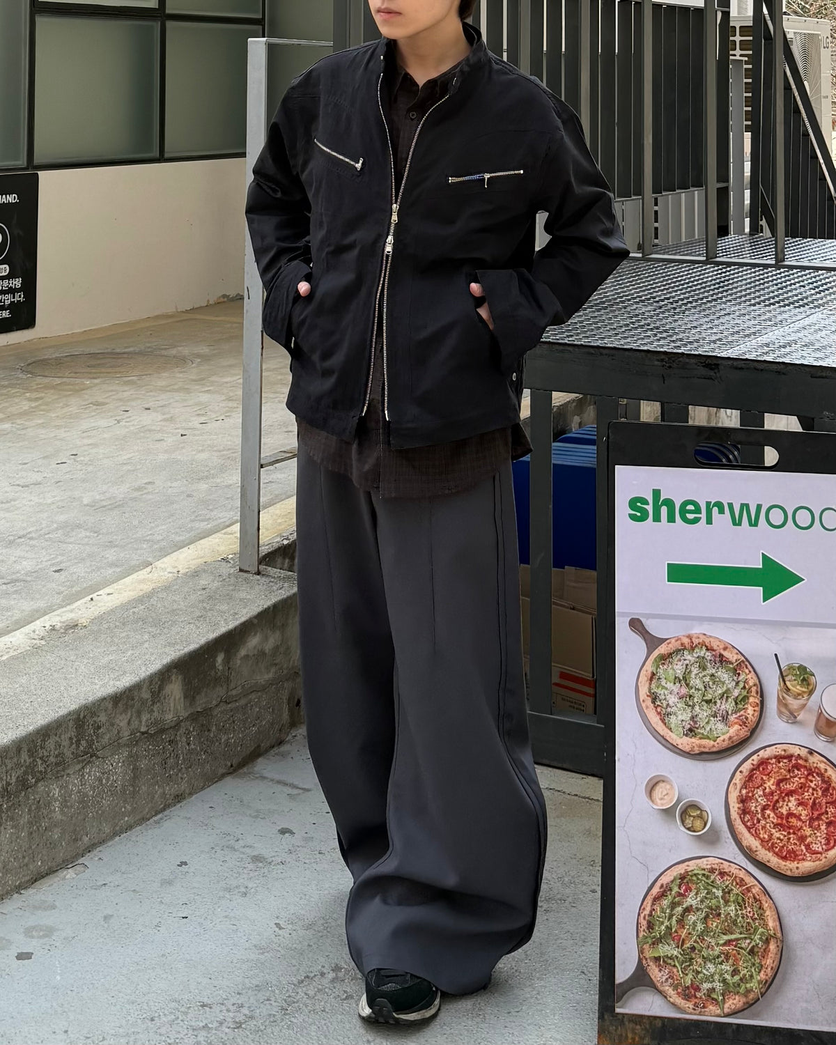 motorstitch nylon jacket