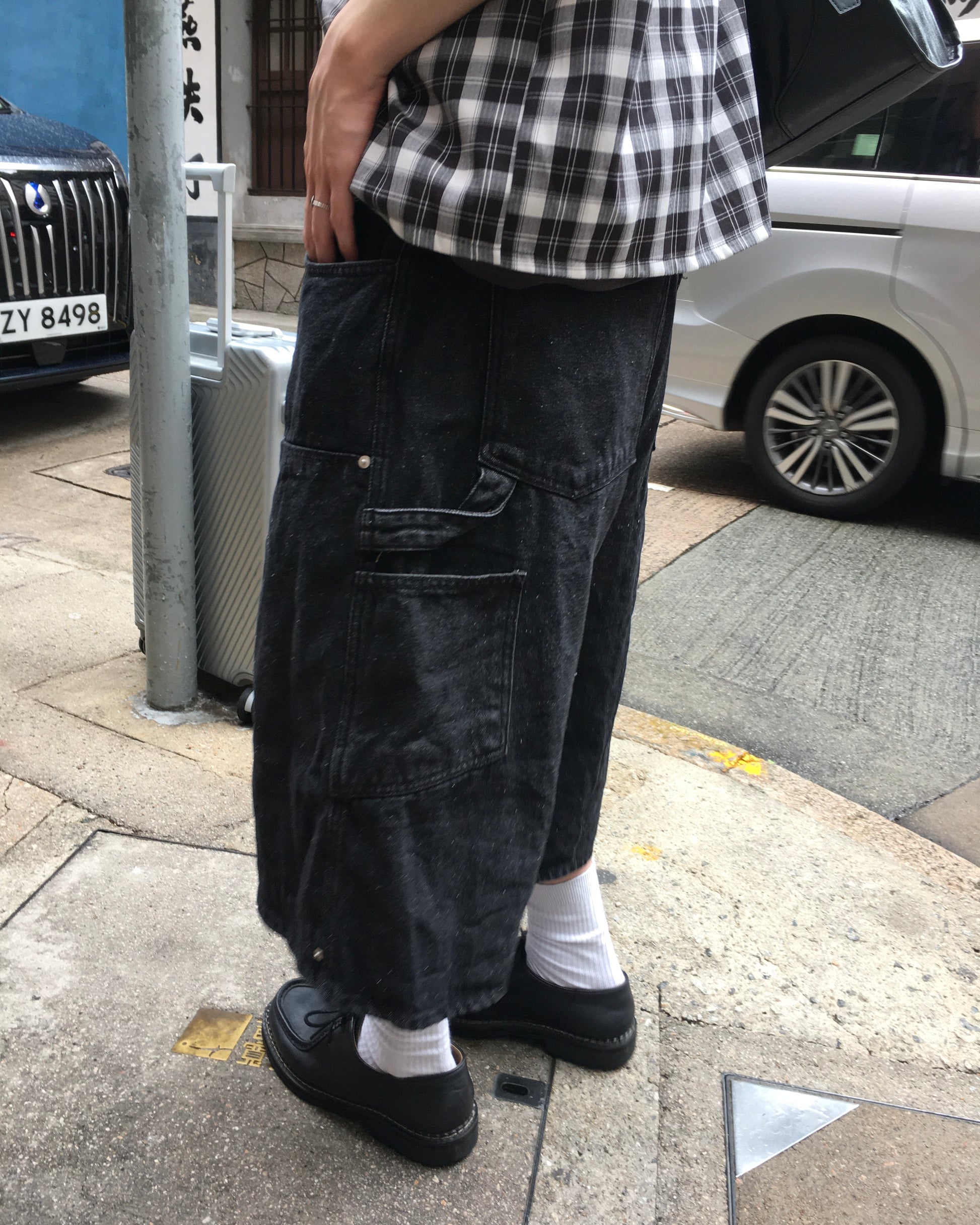 double knee bermuda pants (men wear)