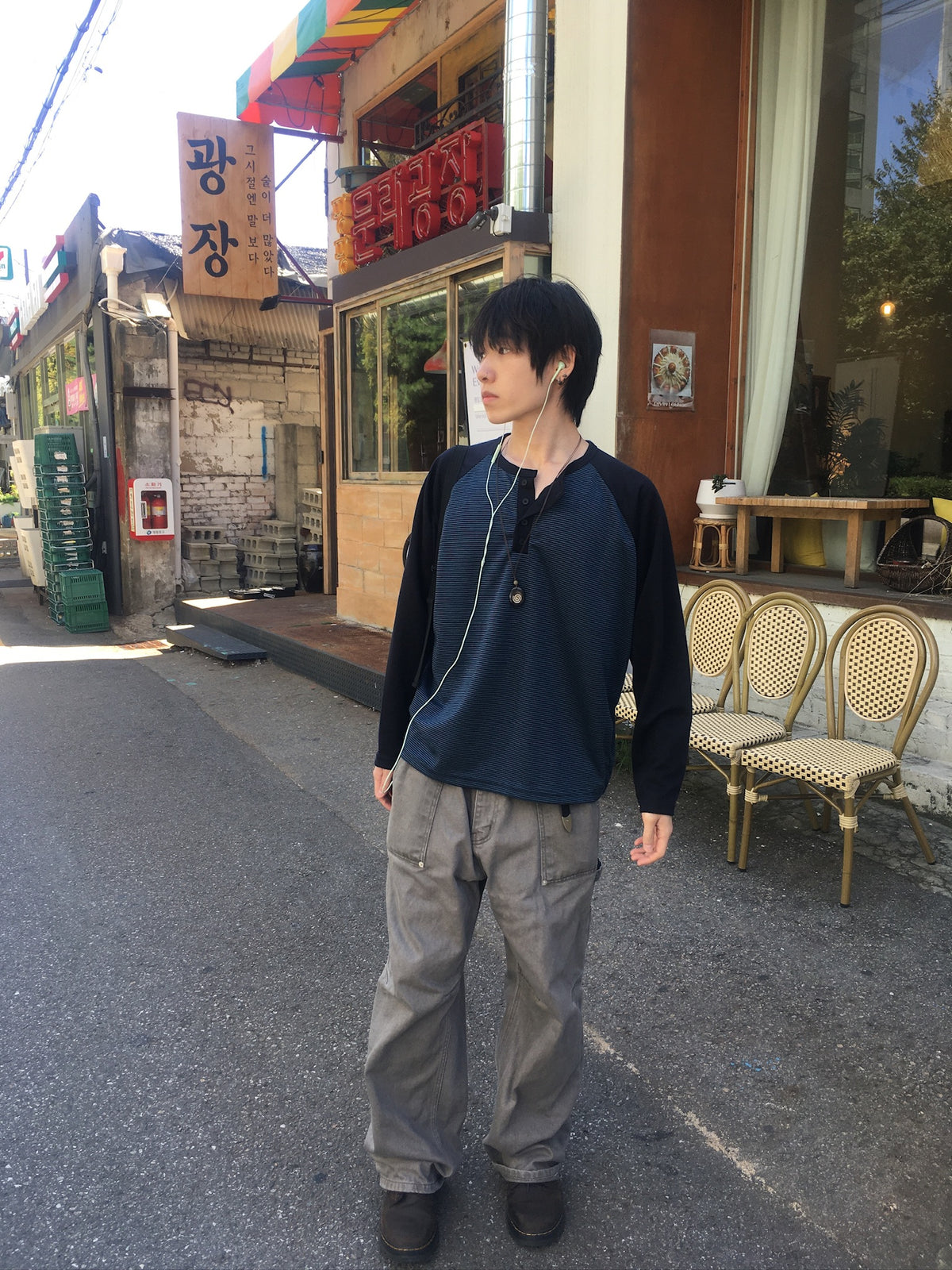 (★best) fatigue washed pants (brown)
