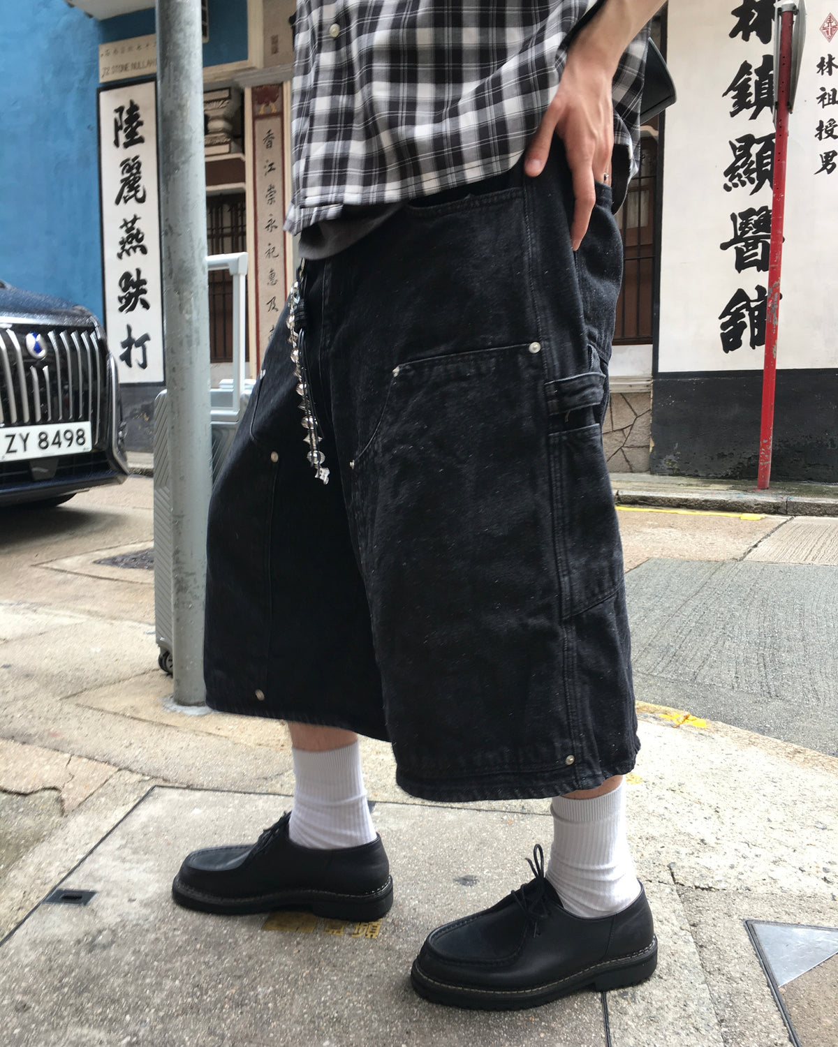 double knee bermuda pants (men wear)