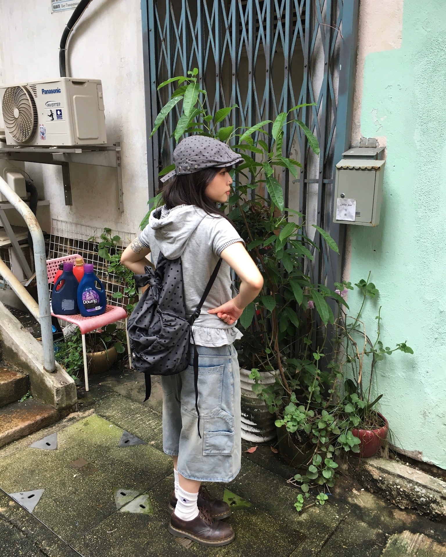 dot backpack (black)