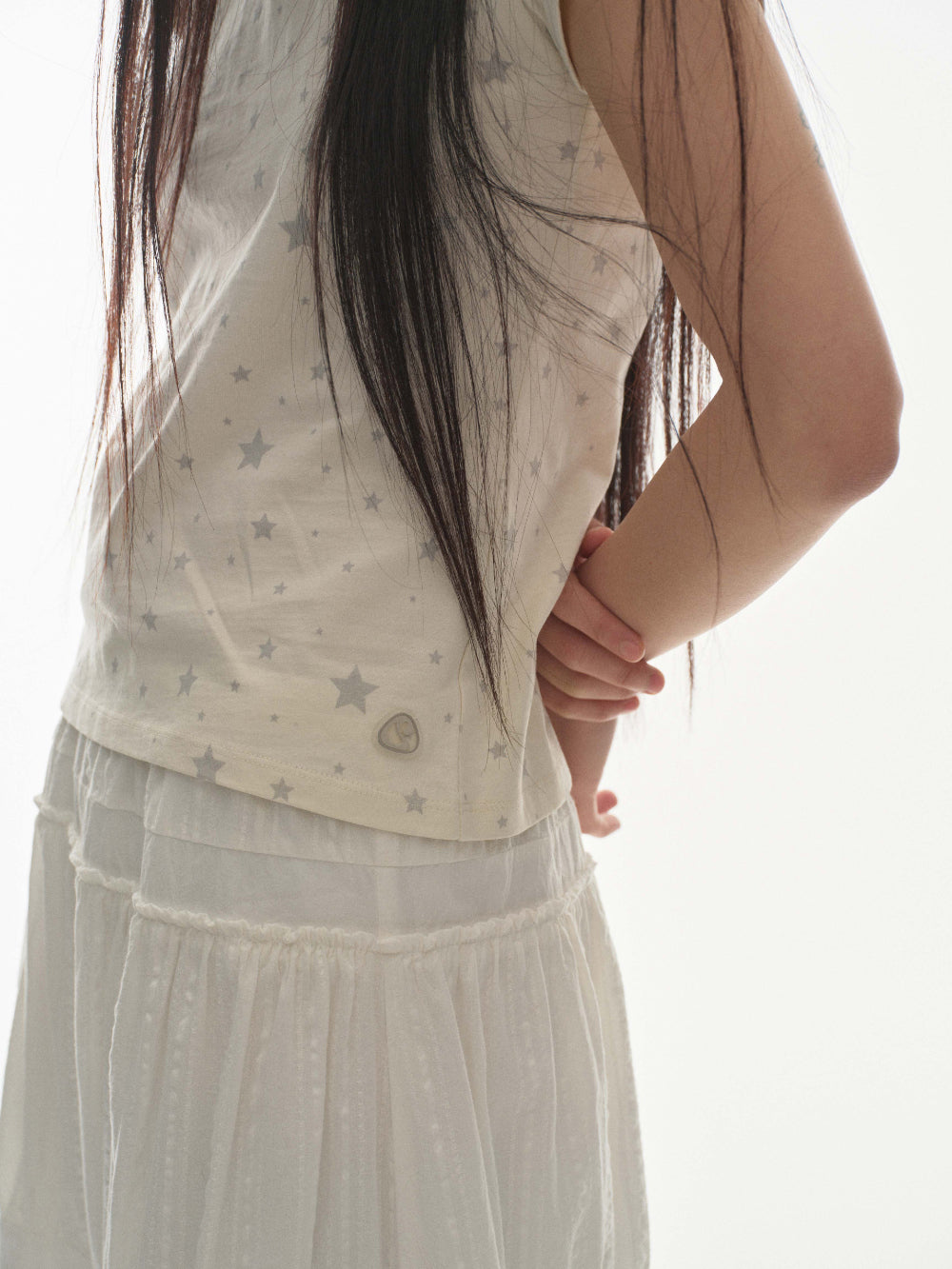 ✪【𝘱𝘳𝘦-𝘰𝘳𝘥𝘦𝘳】coyseio milky star t-shirt (2 color)
